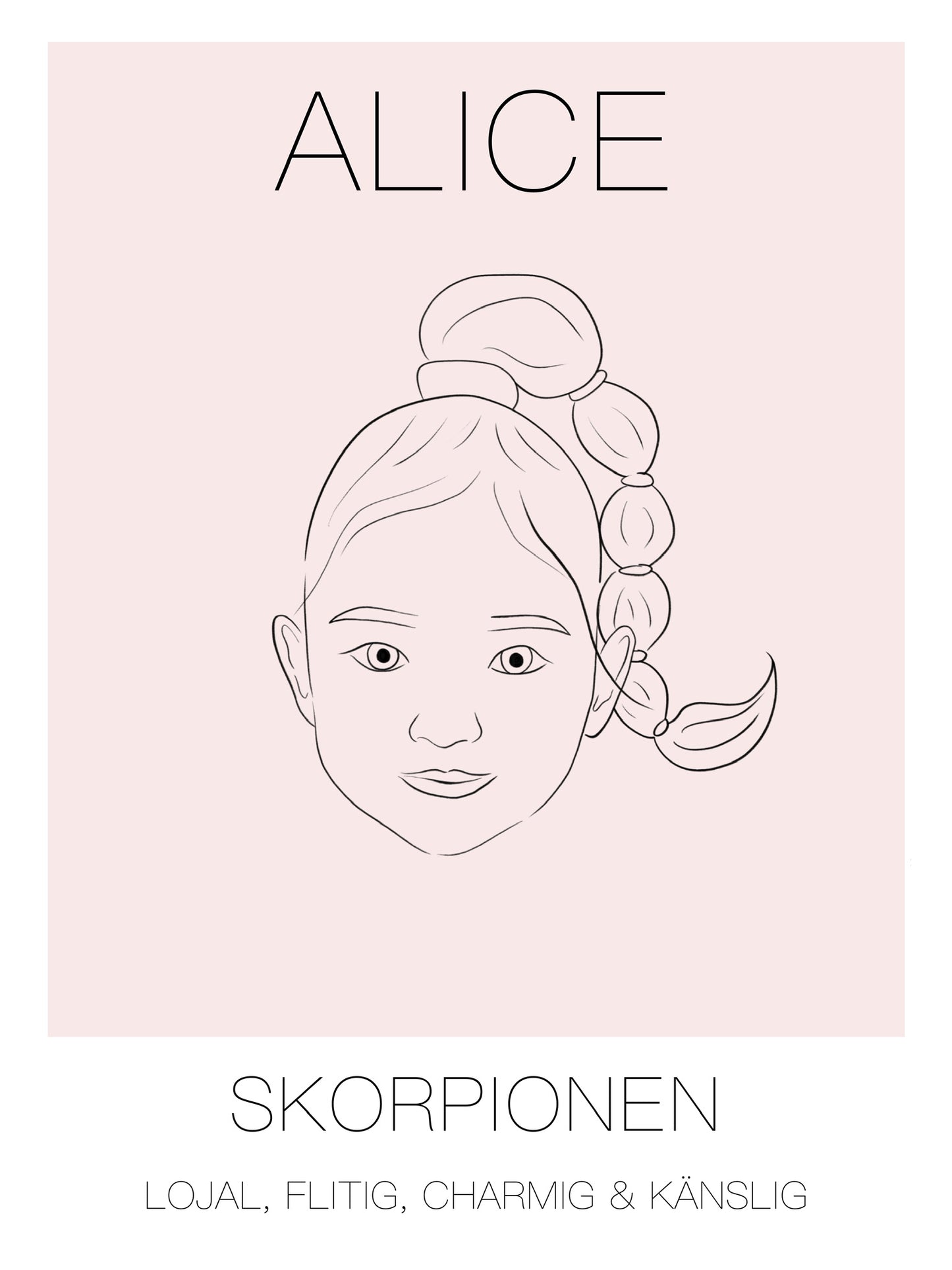 Poster Skorpionen Tjej