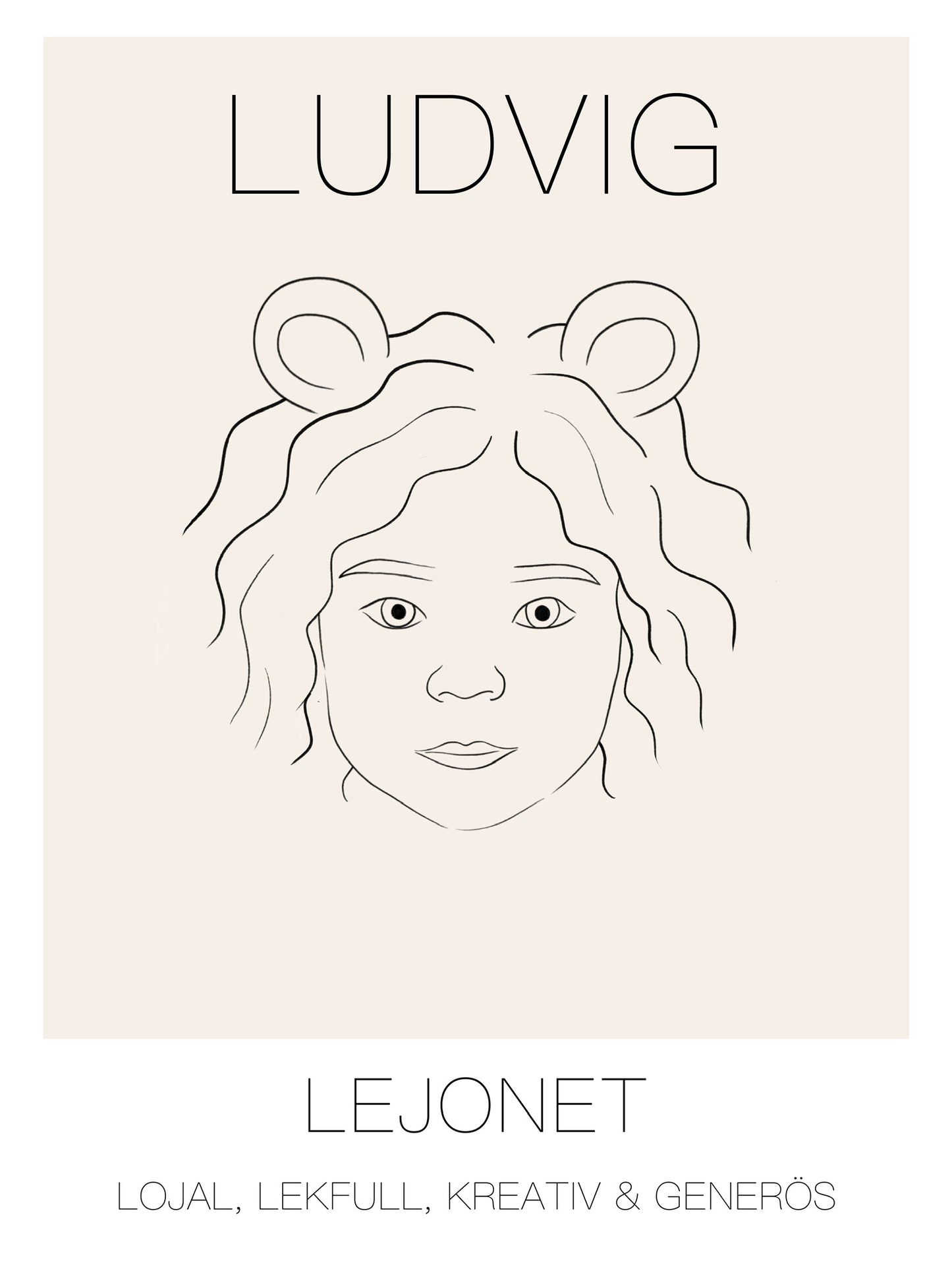 Poster Lejonet Kille