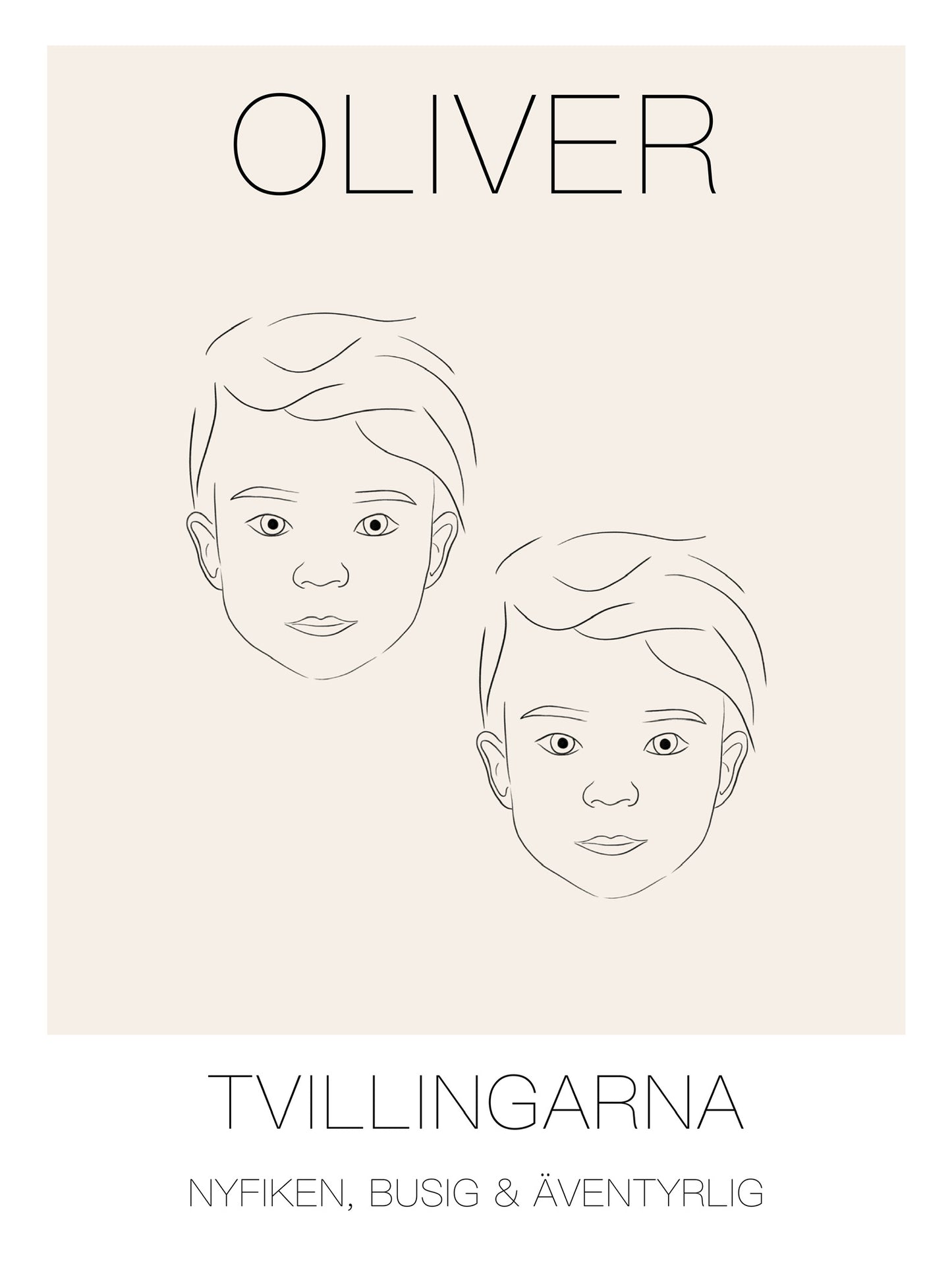 Poster Tvillingarna Kille