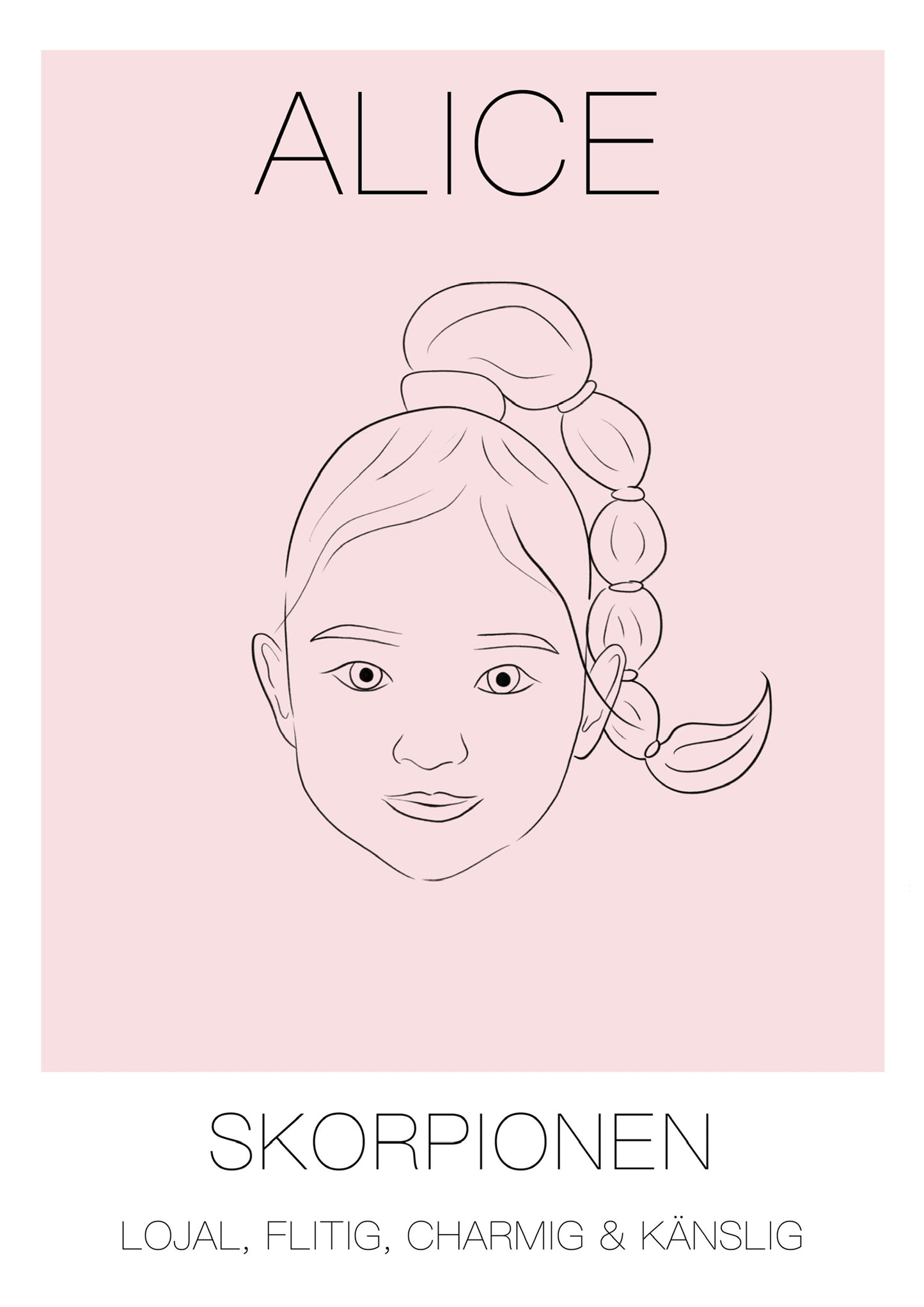 Poster Skorpionen Tjej