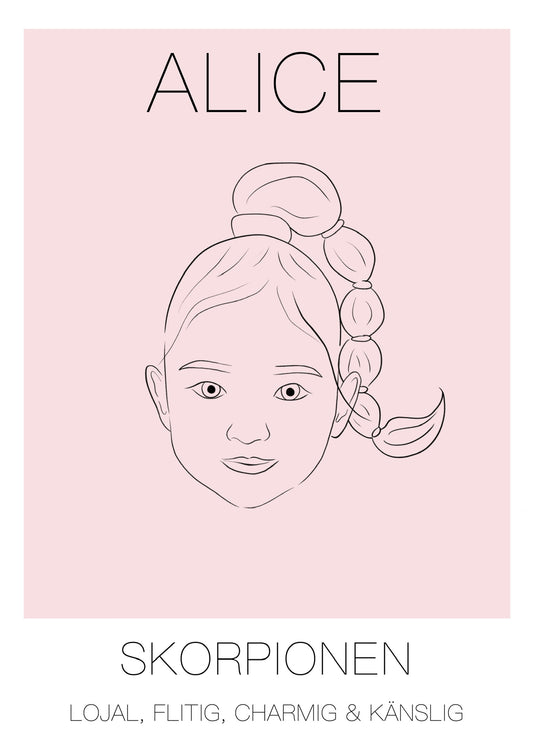 Poster Skorpionen Tjej