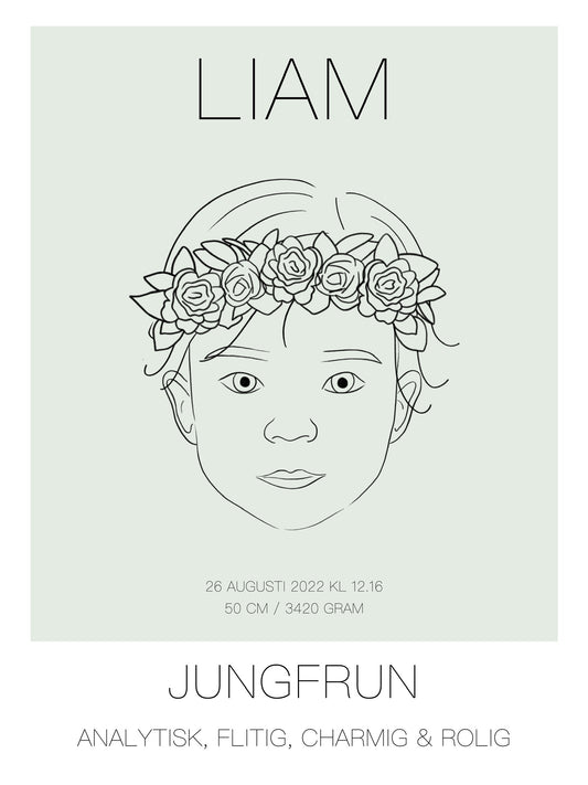 Poster Jungfrun Kille