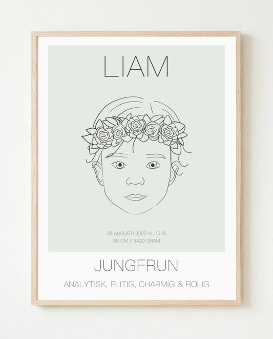 Poster Jungfrun Kille