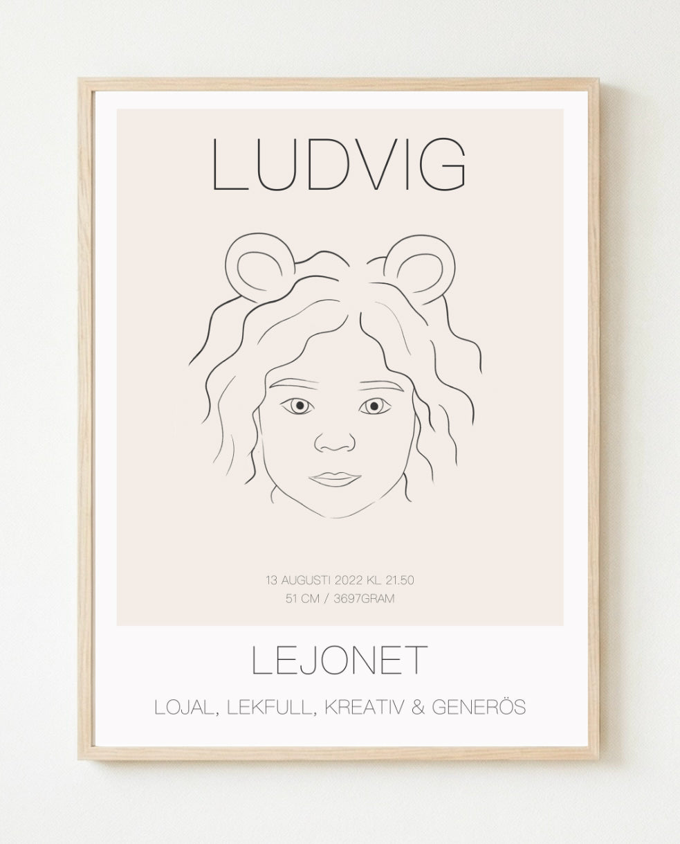 Poster Lejonet Kille